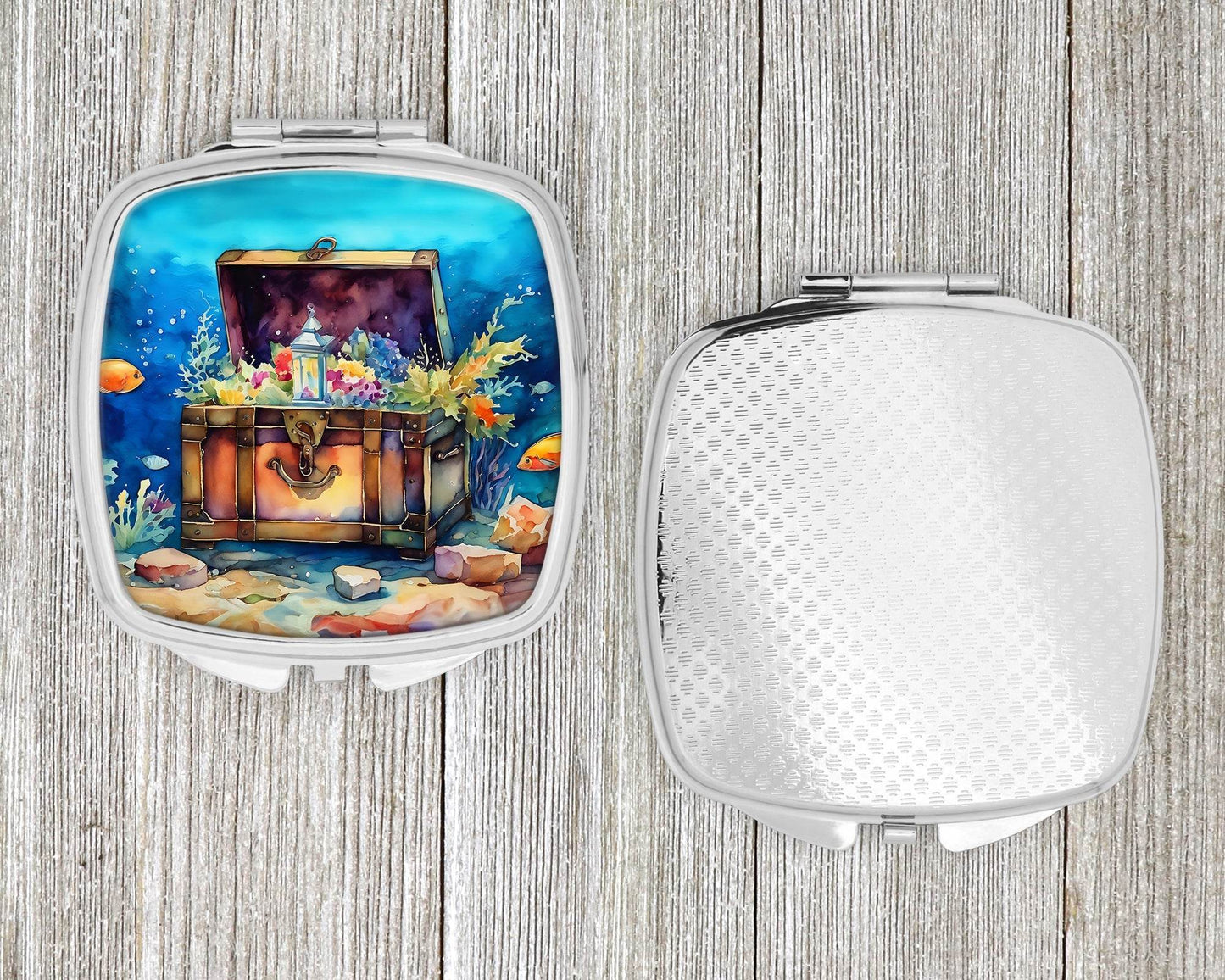 Treasure Chest Compact Mirror -