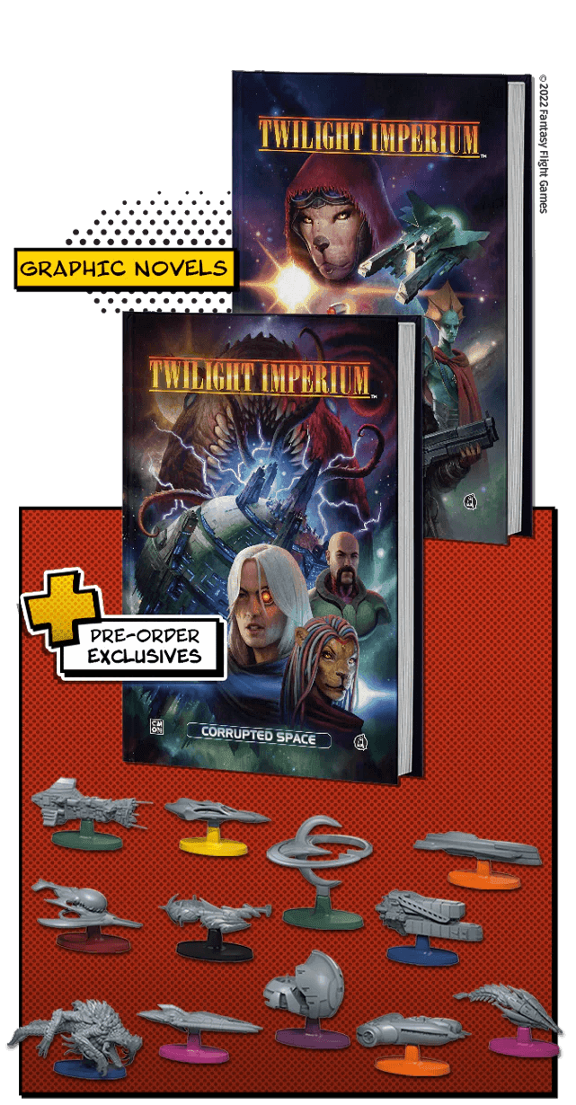 Twilight Imperium: Firmament & Corrupted Space with Pre-order Exclusives -