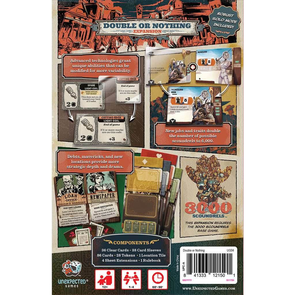 3000 Scoundrels: Double or Nothing Expansion -
