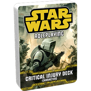 Star Wars Roleplaying: Critical Injury Deck -