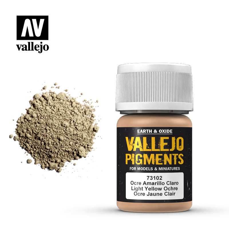 Vallejo Pigments: Light Yellow Ocre -