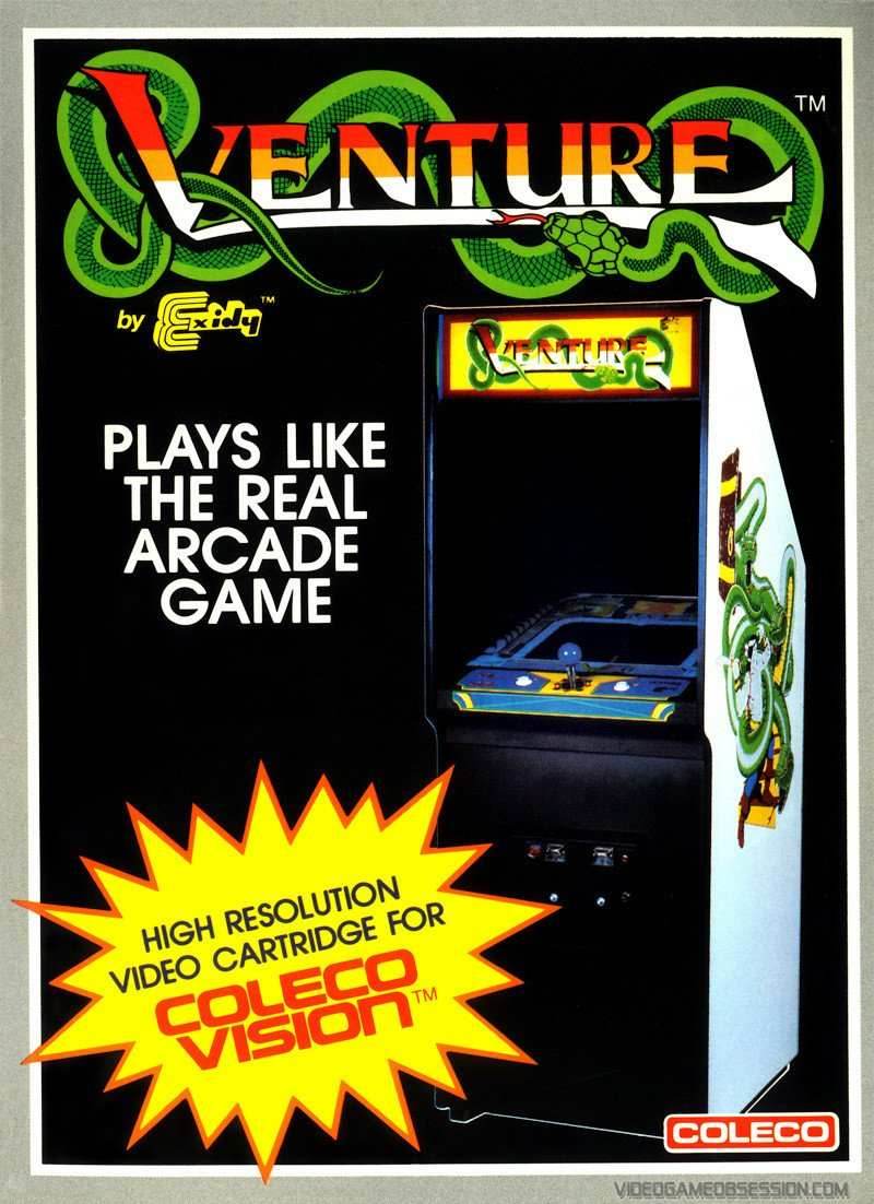Venture (Colecovision) - Game Manual Only