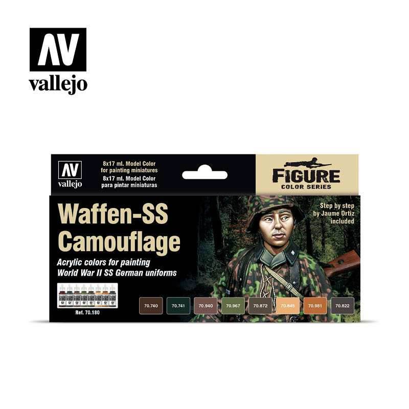 Model Color Set: Waffen-SS Camouflage Set (8) -