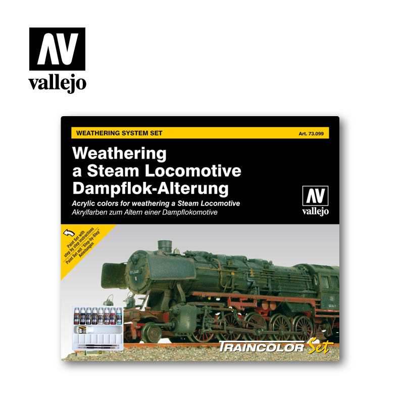 Model Color Set: Weathering a Steam Locomotive (9) -