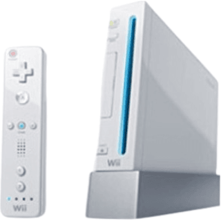 White Nintendo Wii System (GameCube Compatible) (Refurbished) - White | 1 OEM Remote & Nunchuk (Refurbished)