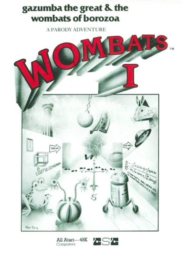 Wombats I (Atari 400/800) - Game Only