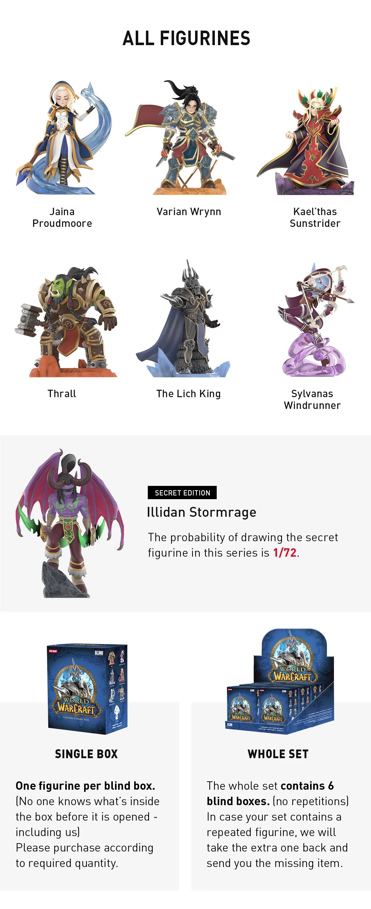 World of Warcraft Collectible Character Series (Blind Box)