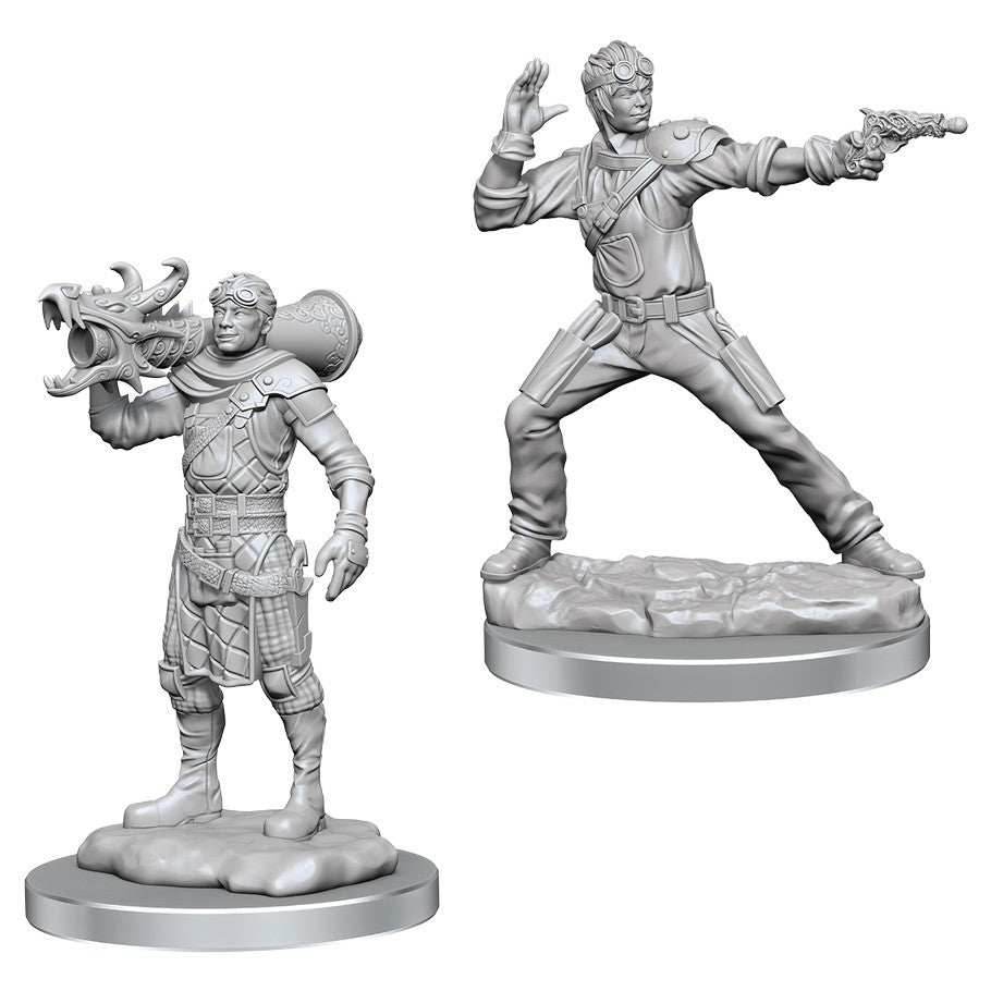 D&D: Nolzur's Marvelous Miniatures - Human Artificer & Human Apprentice -