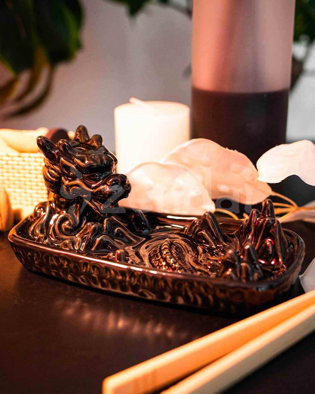 Dragon of the Mountains Backflow Incense Burner -