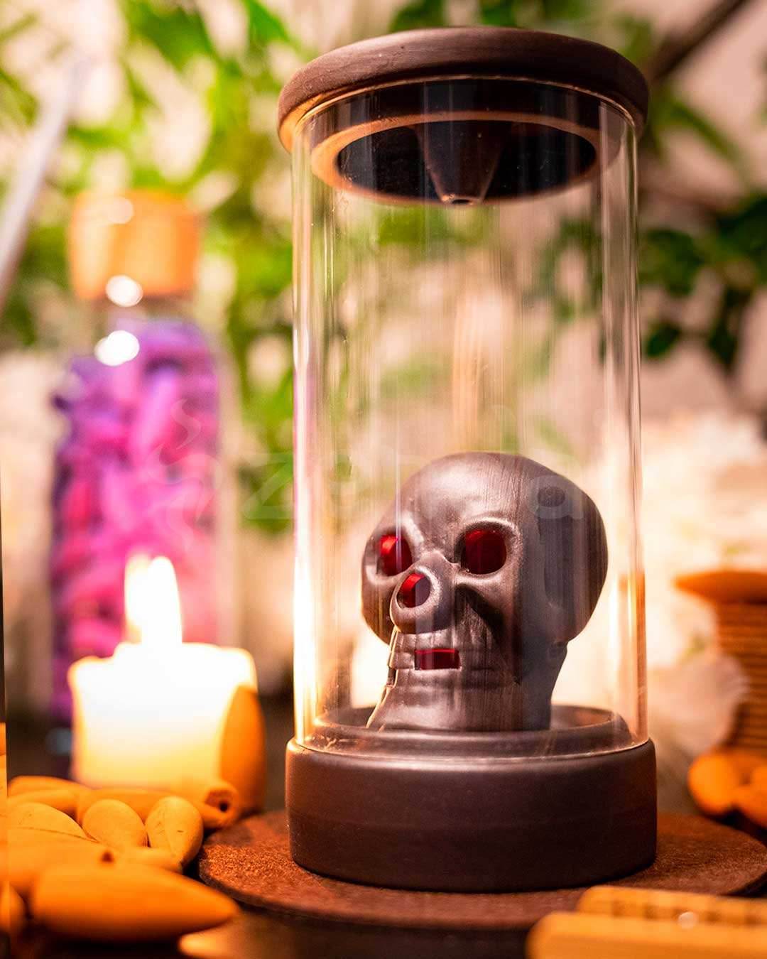 Zen Skull - Backflow Incense Burner -