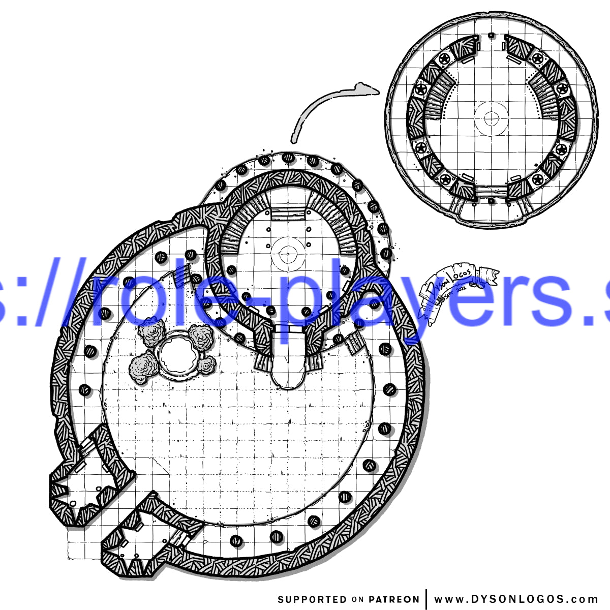 Dungeon maps for download By Dyson