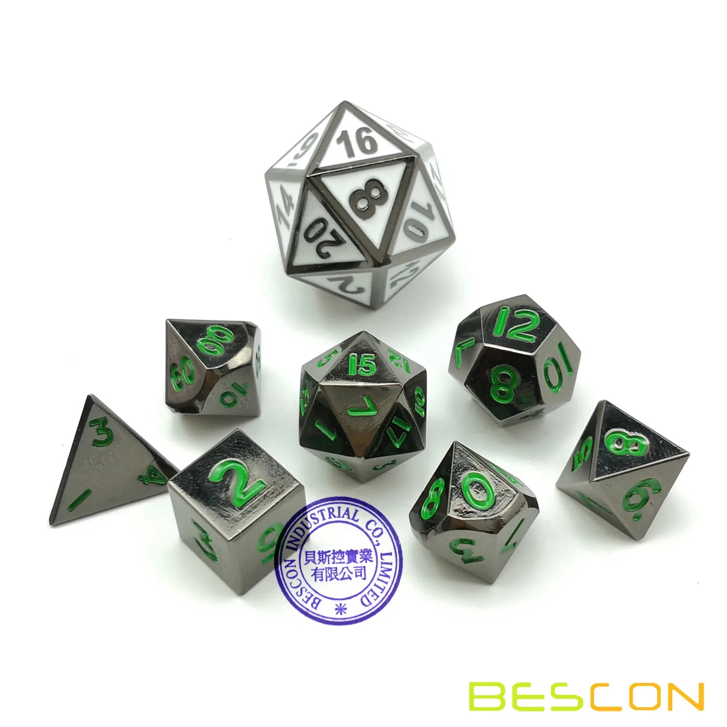 Mini metal dice