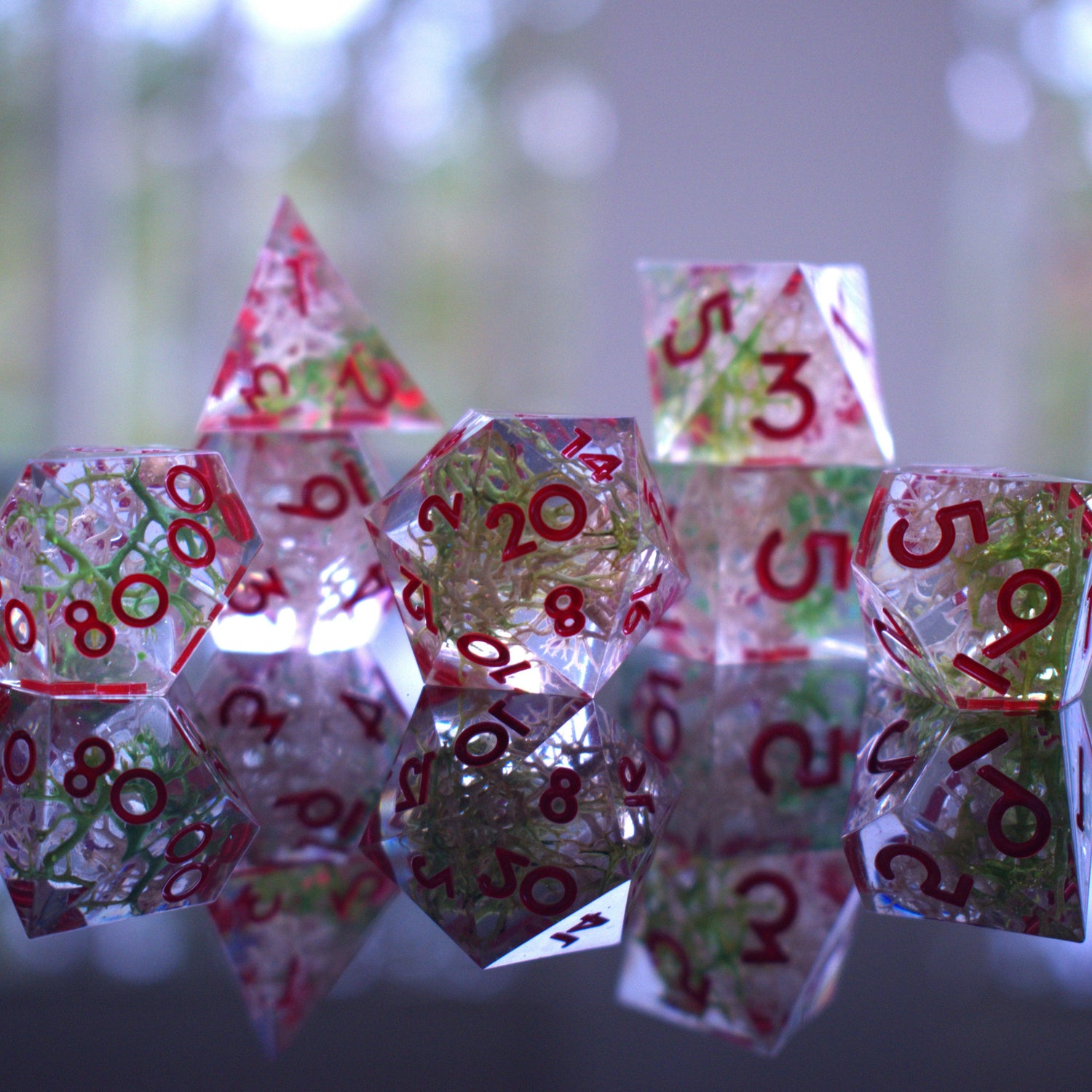 Sharp Edged Acrylic Dice