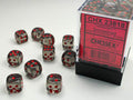 Chessex Translucent 12mm 6-Sided Dice Block - Translucent Teal/White