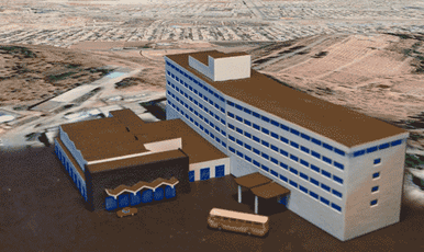 Kabul Hotel Intercontinental (Matboard) - 285CSS015 - 