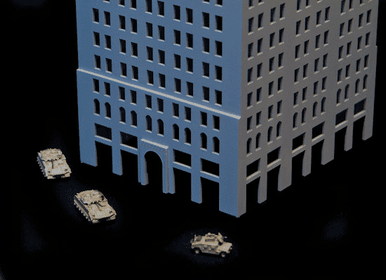 Large Skyscraper (MatBoard) - 285CSS062 - 