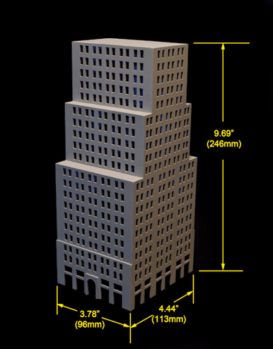 Large Skyscraper (MatBoard) - 285CSS062 - 