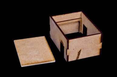 Middle East One Story Building With Removable Roof (MDF) - 15MMDF010-R - 