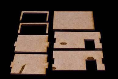 Middle East One Story Building With Removable Roof (MDF) - 15MMDF010-R - 