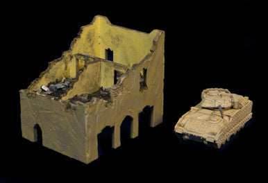 Damaged Building (MDF) - 15MMDF043 - 