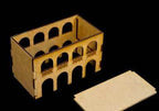 Middle East Two Story Building (MDF) - 15MMDF046-R - 