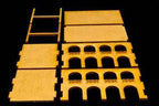 Middle East Two Story Building (MDF) - 15MMDF046-R - 