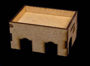 Middle East One Story Building With Removable Roof (MDF) - 15MMDF014-R - 