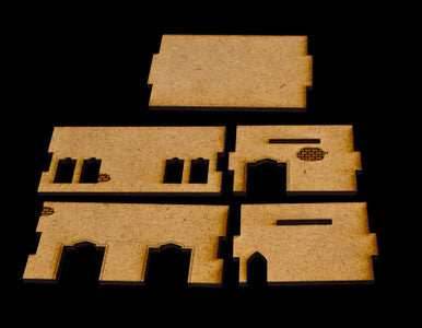 Middle East One Story Building (MDF) - 15MMDF014 - 