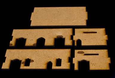 Middle East One Story Building With Removable Roof (MDF) - 15MMDF015-R - 