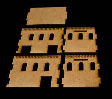 Middle East Two Story Building (MDF) - 15MMDF020 - 