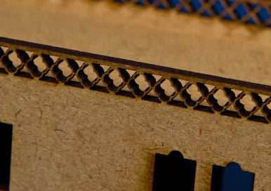 Middle East Three Story Building With Removable Roof (MDF) - 15MMDF023-R - 