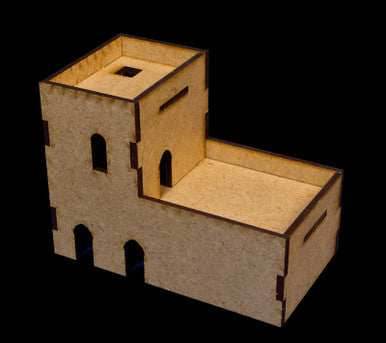 Middle East Two Story Building (MDF) - 15MMDF026 - 