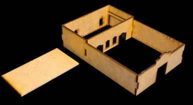Walled Compound With Removable Roof (MDF) - 15MMDF035-R - 