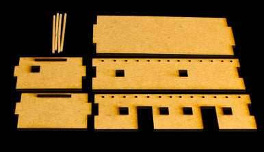 Afghan Style Hovel (MDF) - 15MMDF066 - 