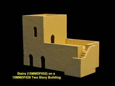 Stairs - 3 Per Kit (MDF) - 15MMDF052 - 