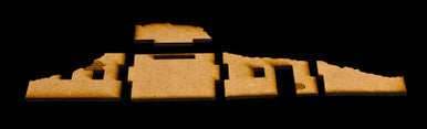 Ruined Afghan Style Hovel (MDF) - 15MMDF070 - 