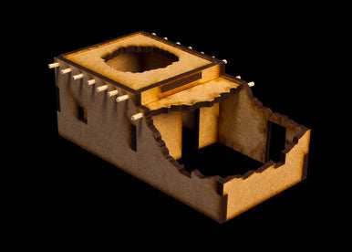Ruined Afghan Style Hovel (MDF) - 15MMDF073 - 