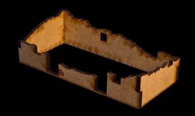 Ruined Afghan Style Hovel (MDF) - 15MMDF075 - 