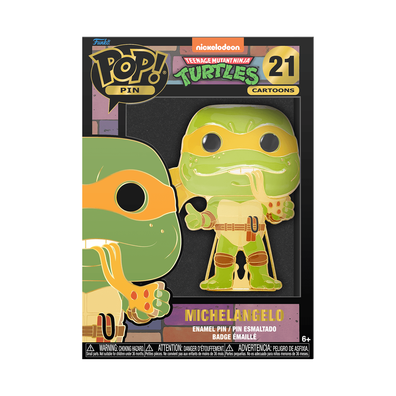 Funko Pop! Pin: Teenage Mutant Ninja Turtles - Michelangelo - 