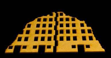 Ruined City Building - 28MMDF001 - 