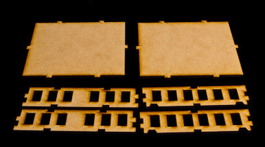 15mm "Stackable" Building, , Top Floor (MDF) - 15MMDF104-3