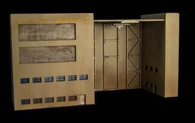 Mech Hangar / Shop (15mm Version)(MDF) - 15MMDF114 - 
