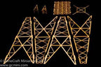 Power Transmission Tower, AKA Electricity Plyon (15mm & 20mm) (MDF) - 15MMDF123 - 