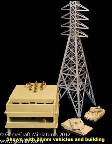 Power Transmission Tower, AKA Electricity Plyon (15mm & 20mm) (MDF) - 15MMDF123 - 