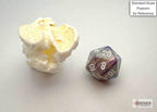 Festive Carousel/white Mini-Polyhedral 7-Die Set (Mini Poly Release 3) - 