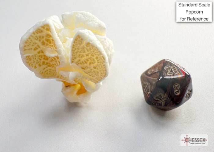 Scarab Blue Blood/gold Mini-Polyhedral 7-Die Set (Mini Poly Release 3) - 