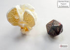 Scarab Blue Blood/gold Mini-Polyhedral 7-Die Set (Mini Poly Release 3) - 