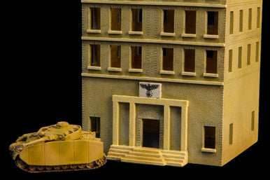WWII City Building (MDF) - 15MMDF450 - 