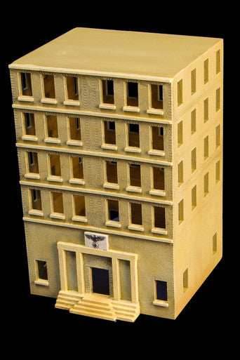 WWII City Building (MDF) - 15MMDF450 - 