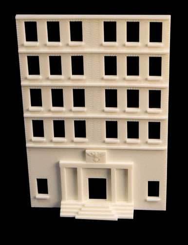 WWII City Building (MDF) - 15MMDF450 - 